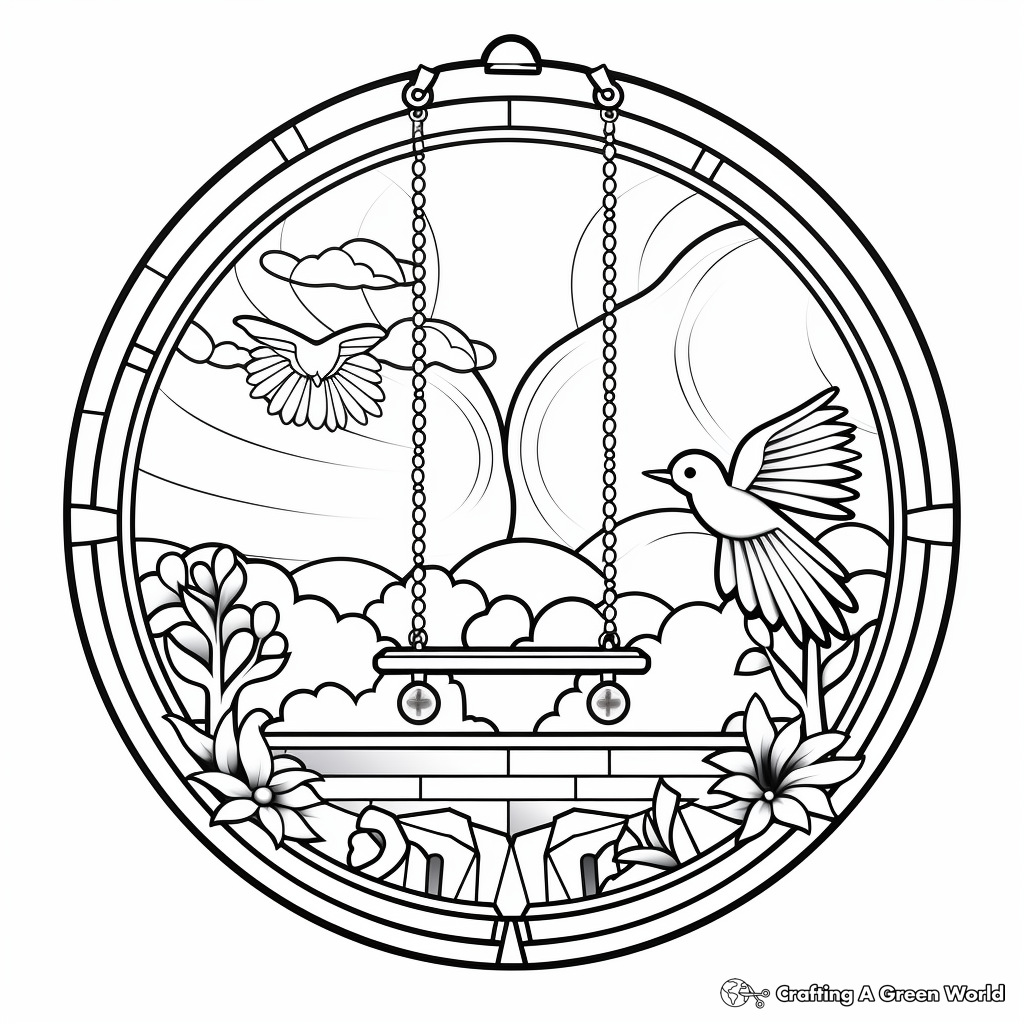Suncatcher Coloring Pages Free Printable