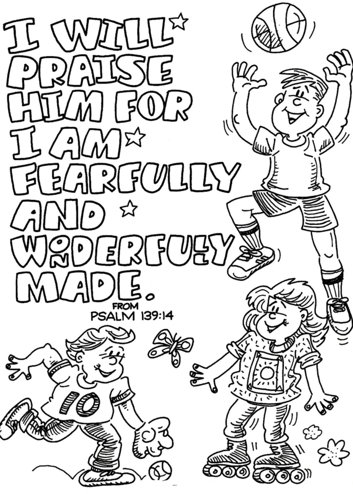 Psalm Coloring Pages