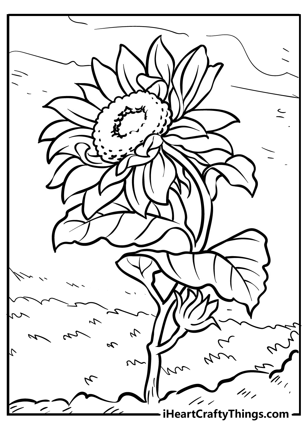 Sunflower Coloring Pages Updated 2021