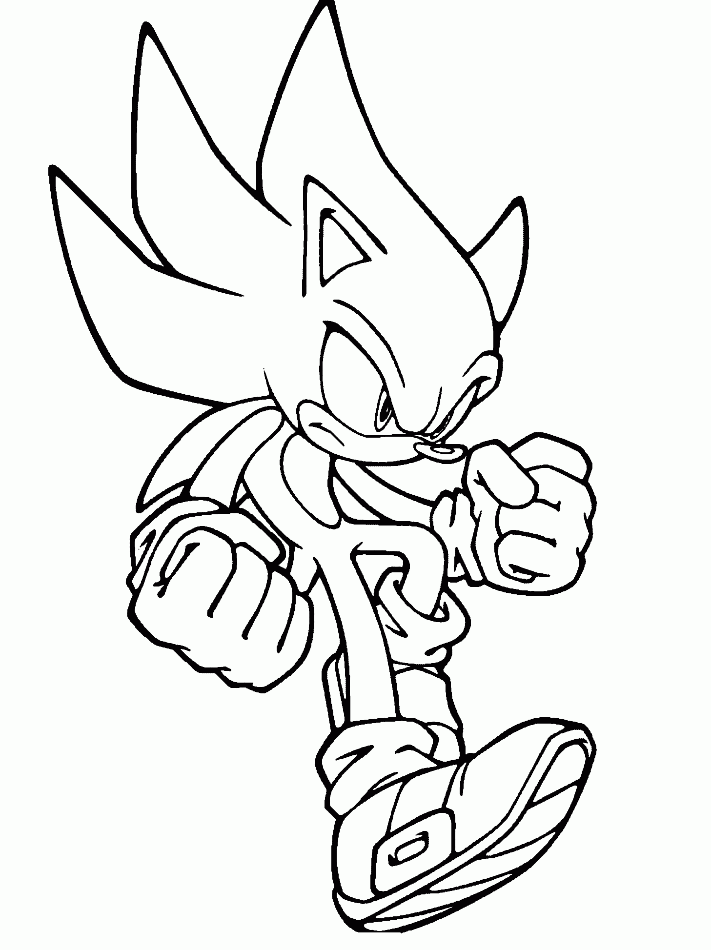 Sonic The Hedgehog Coloring Pages
