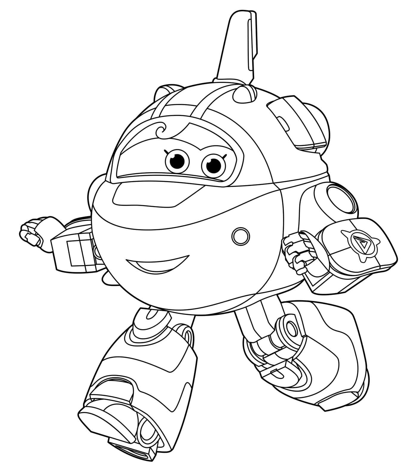 Super Wings Coloring Pages Print For Kids WONDER DAY