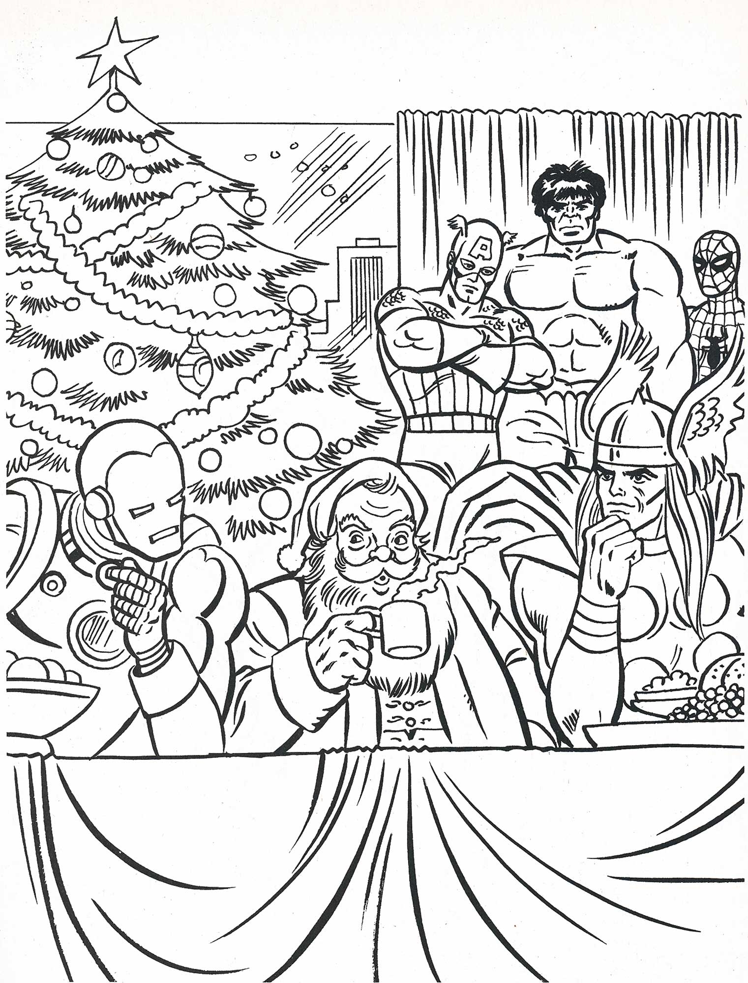 Superhero Christmas Coloring Pages At GetColorings Free Printable Colorings Pages To Print