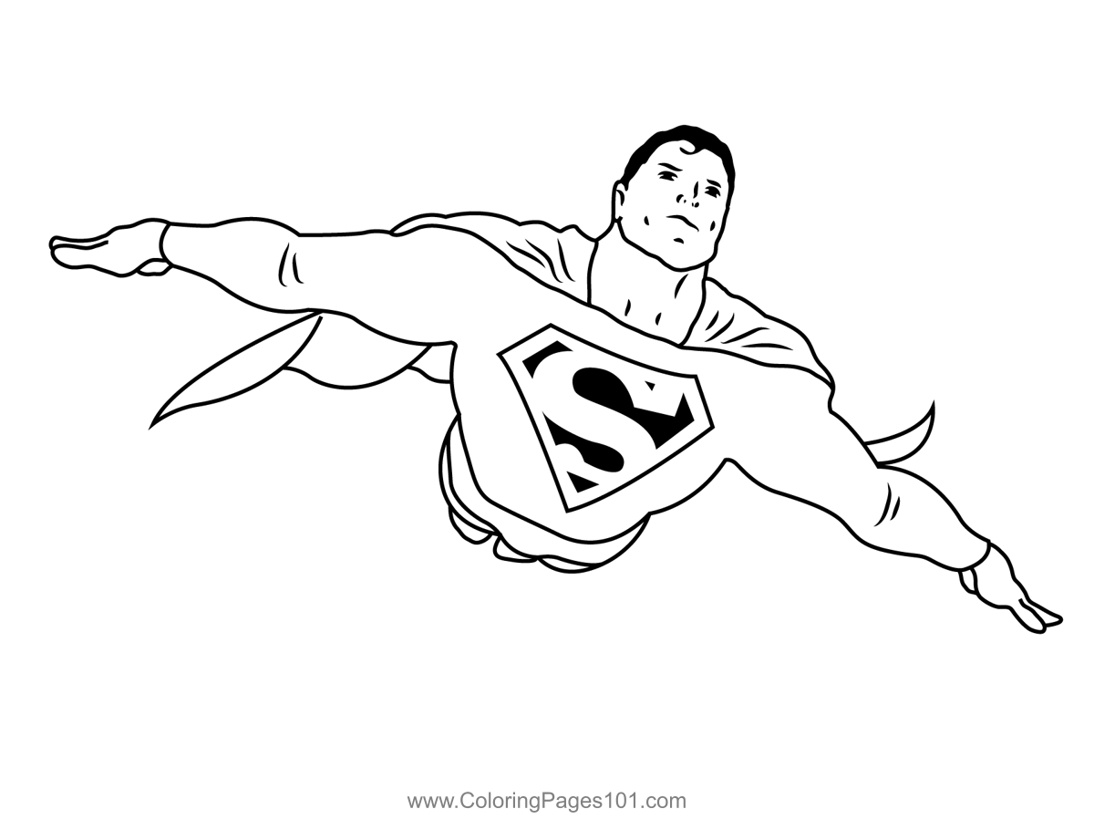 Superman Coloring Pages Online