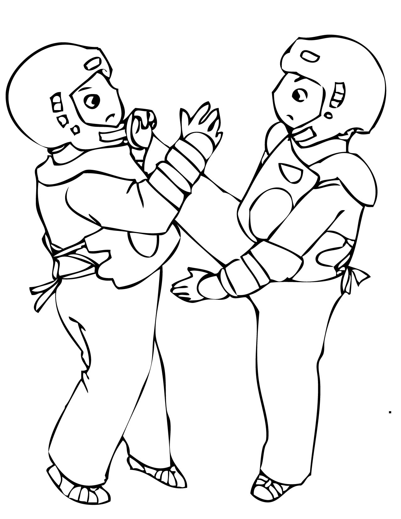 Taekwondo Coloring Pages Printable