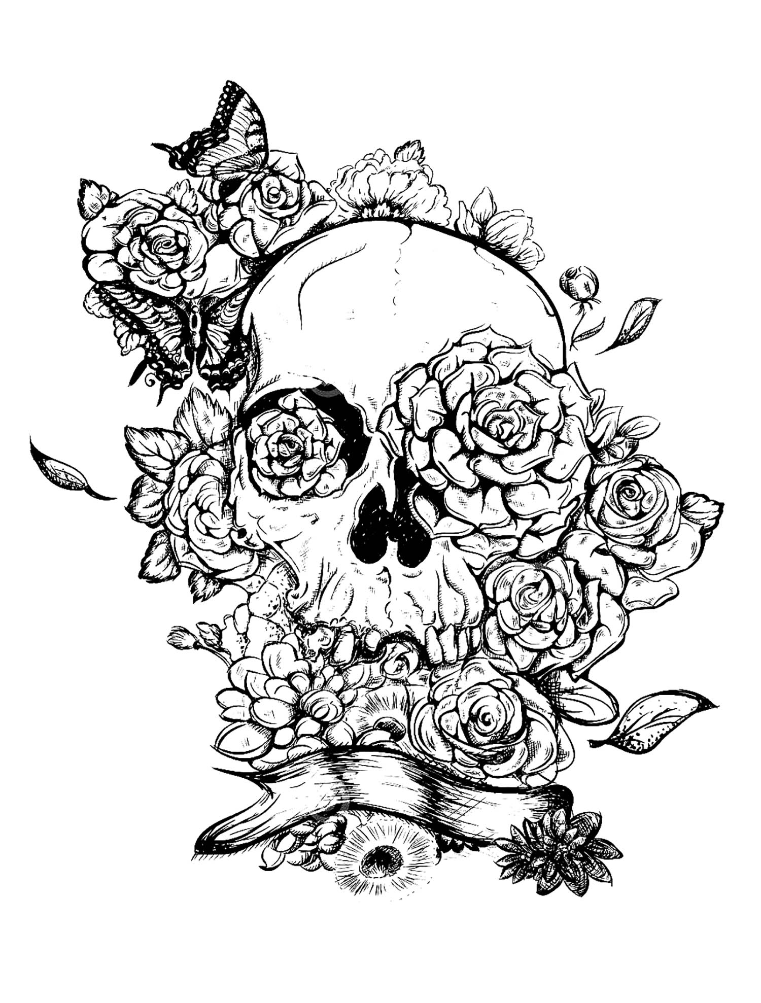 Tattoo Coloring Pages For Adults Best Coloring Pages For Kids