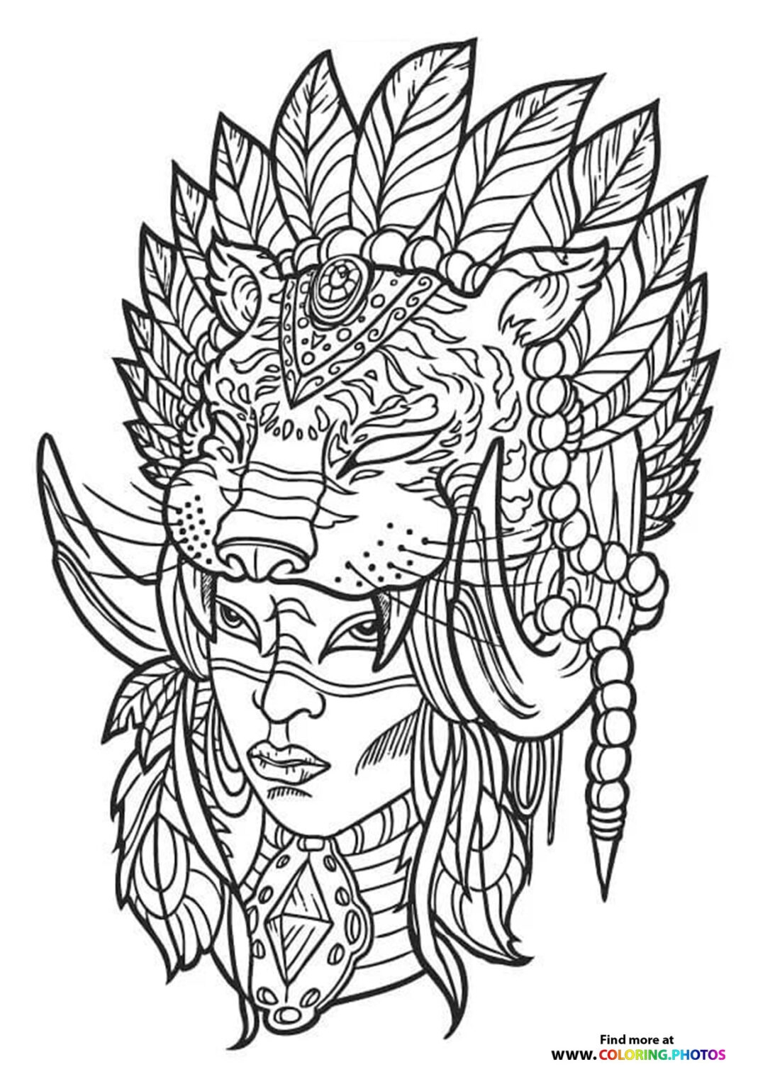 Free Adult Tattoo Coloring Pages