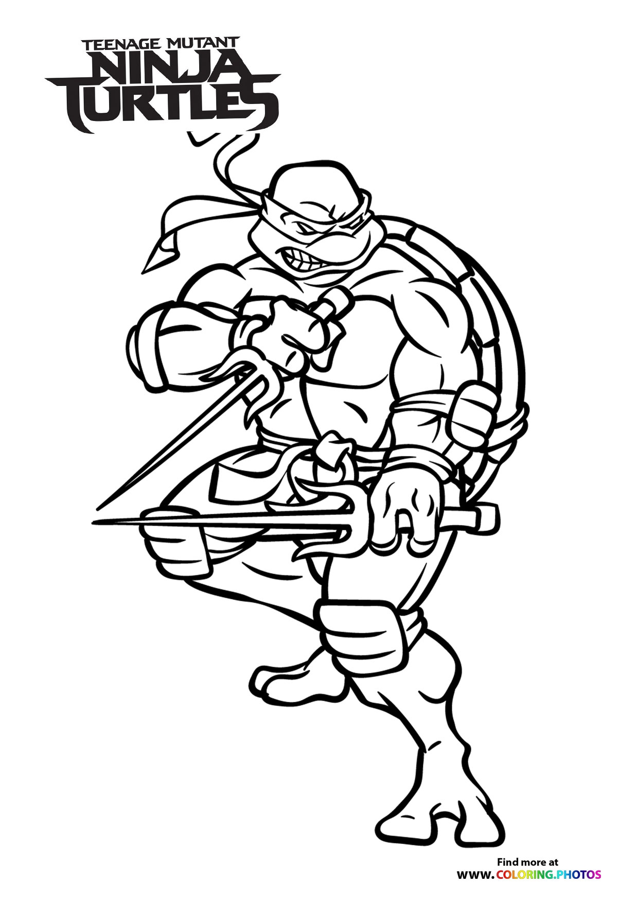Teenage Mutant Ninja Turtles Coloring Pages For Kids 100 Free Print