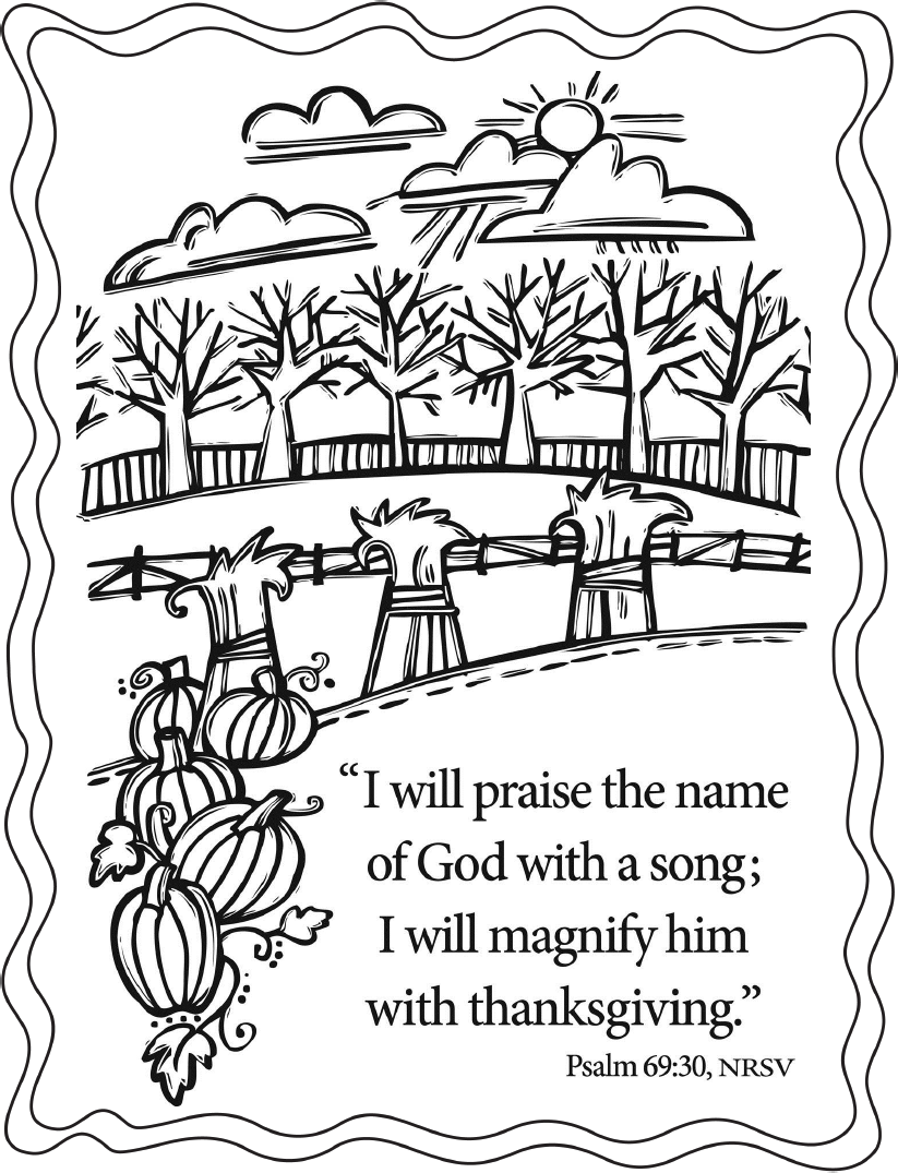 Thanksgiving Bible Coloring Pages Printables Kathleen Brown S Toddler Worksheets