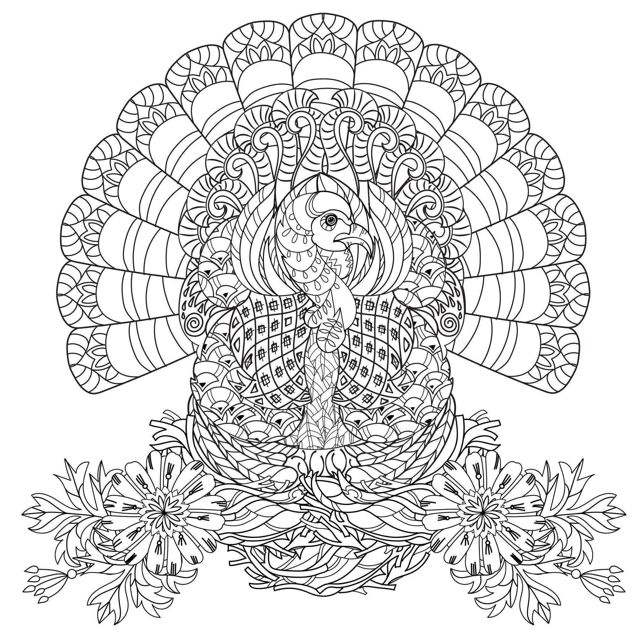 Thanksgiving Free Coloring Pages
