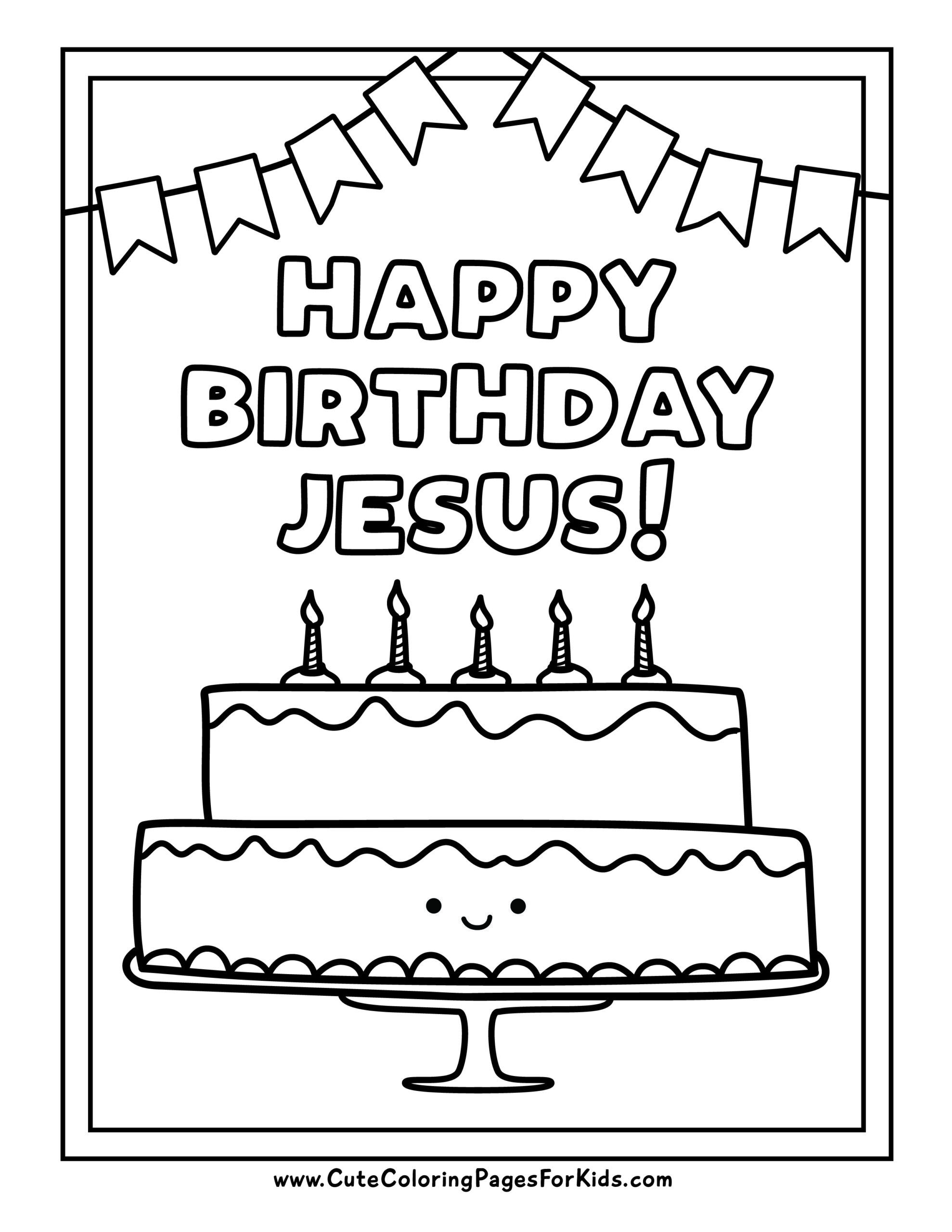 THANKSO In 2024 Birthday Coloring Pages Happy Birthday Coloring Pages Jesus Coloring Pages
