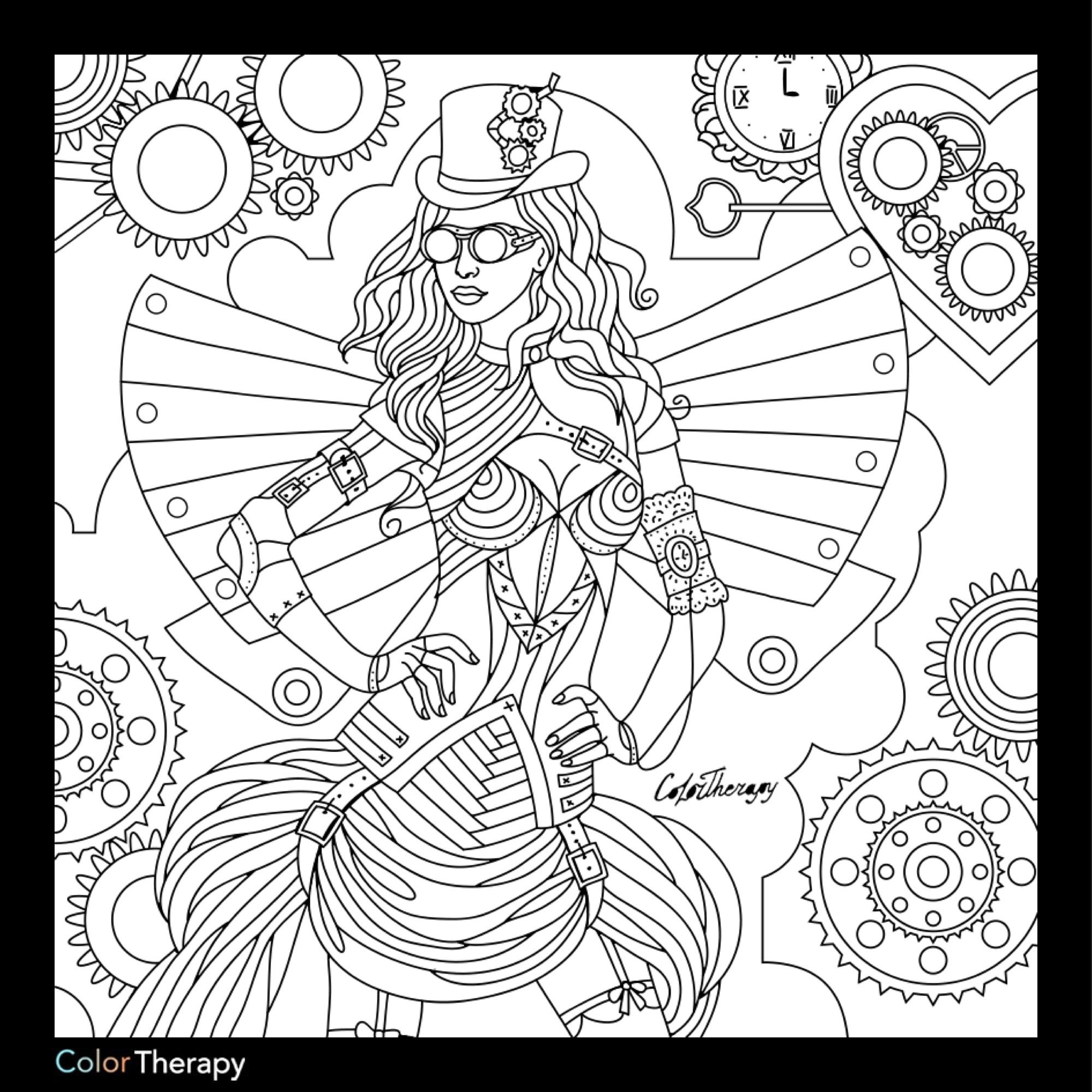 The Best Free Steampunk Coloring Page Images Download From 171 Free Coloring Pages Of Steampunk