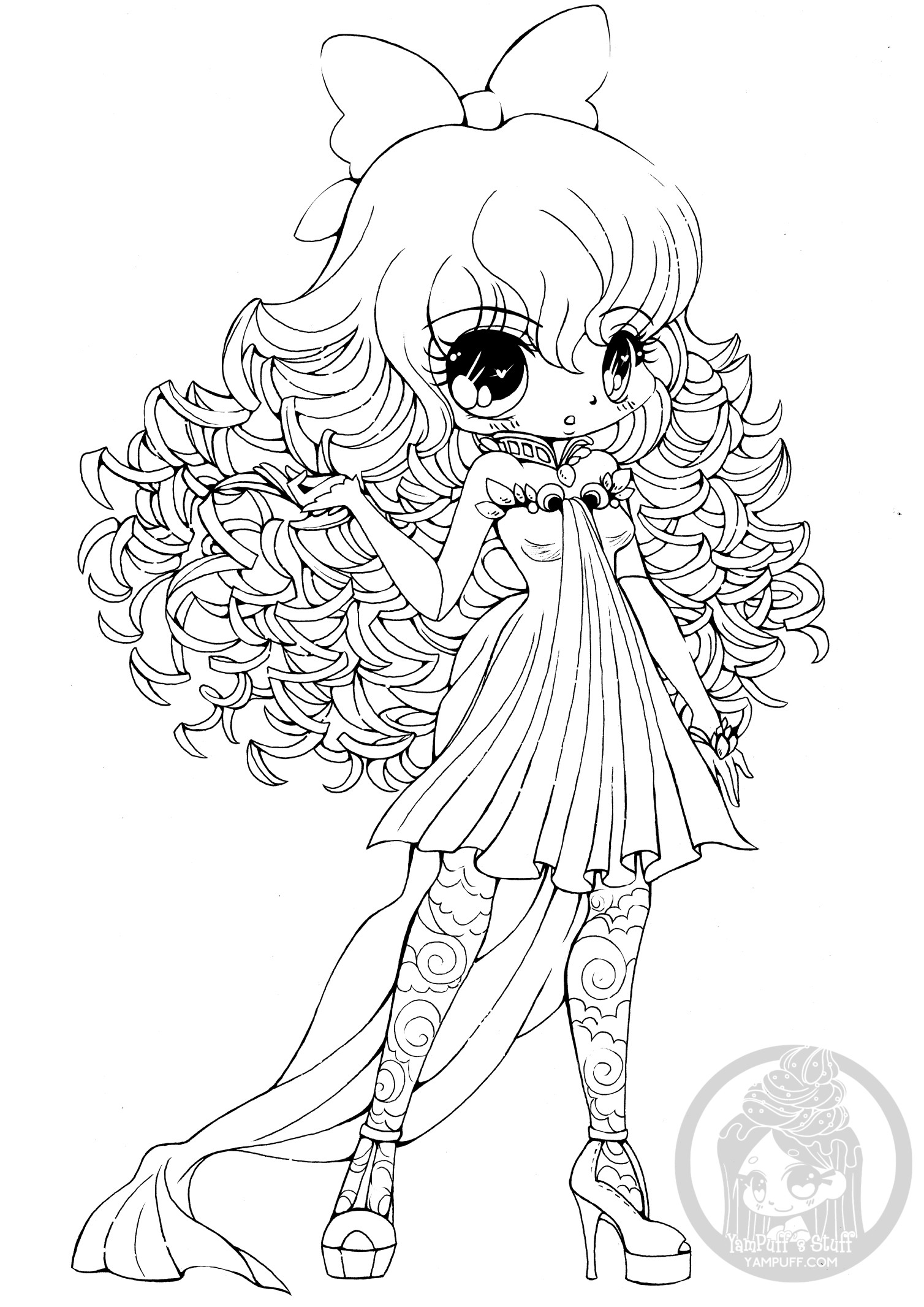 The Best Ideas For Chibi Girls Coloring Pages Home Family Style And Art Ideas