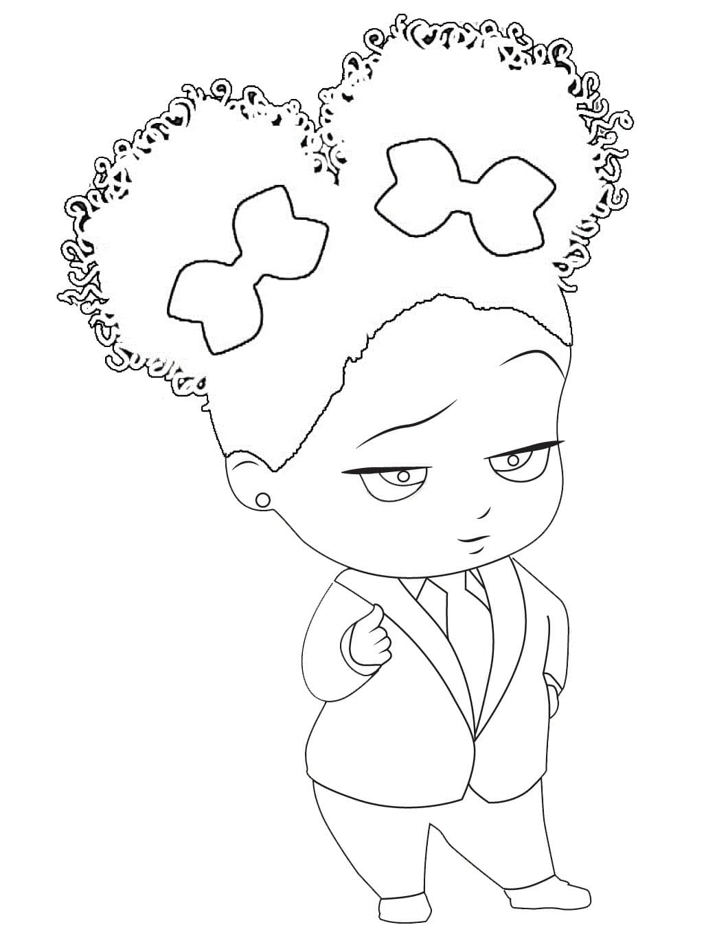 Baby Boss Coloring Pages