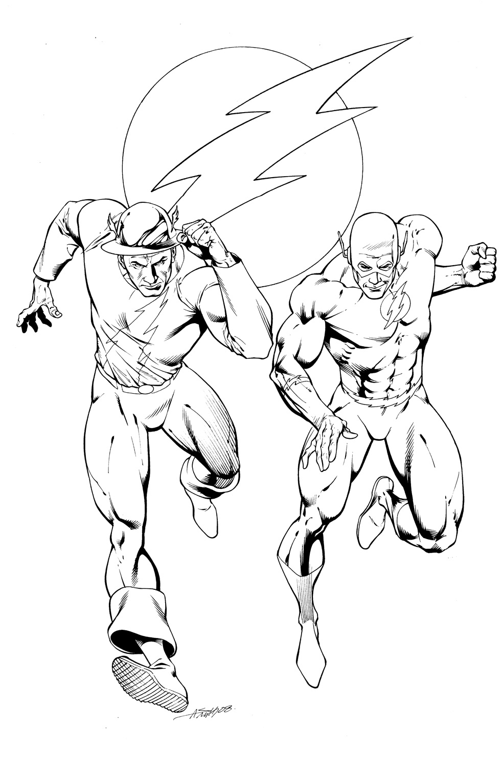 The Flash Coloring Pages Free Printable At GetDrawings Free Download