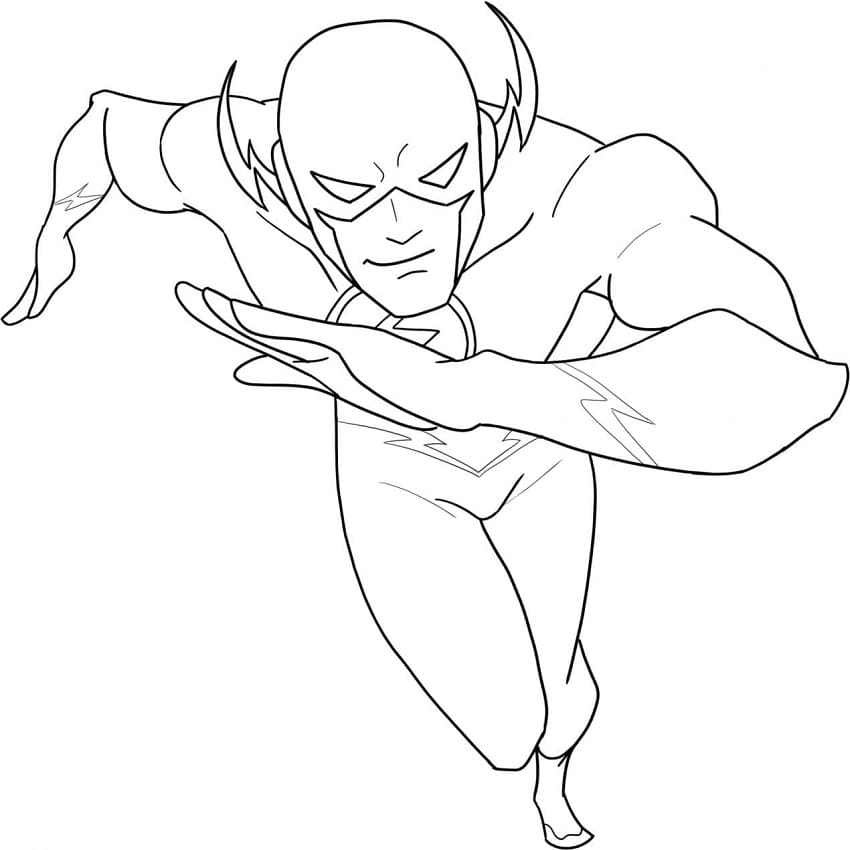 The Flash Coloring Pages Free Printable Coloring Pages For Kids