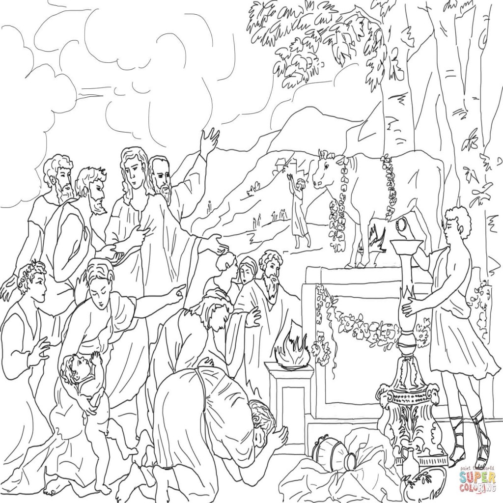 The Greatest Commandment Coloring Page At Genkaneblog Blog
