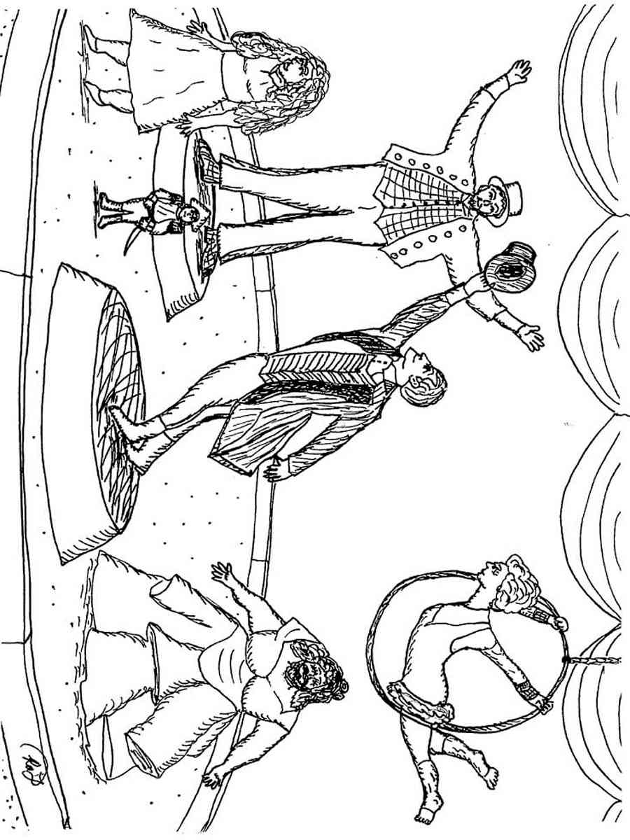 The Greatest Showman Coloring Pages