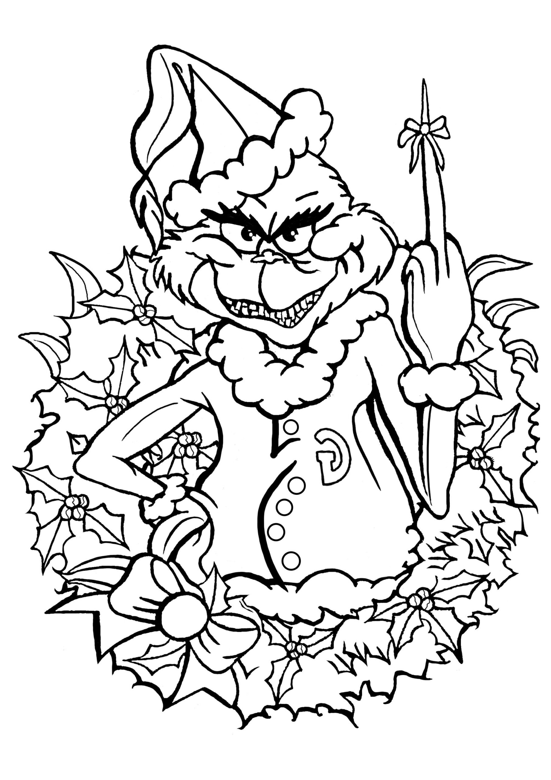 The Grinch Le Grinch Kids Coloring Pages