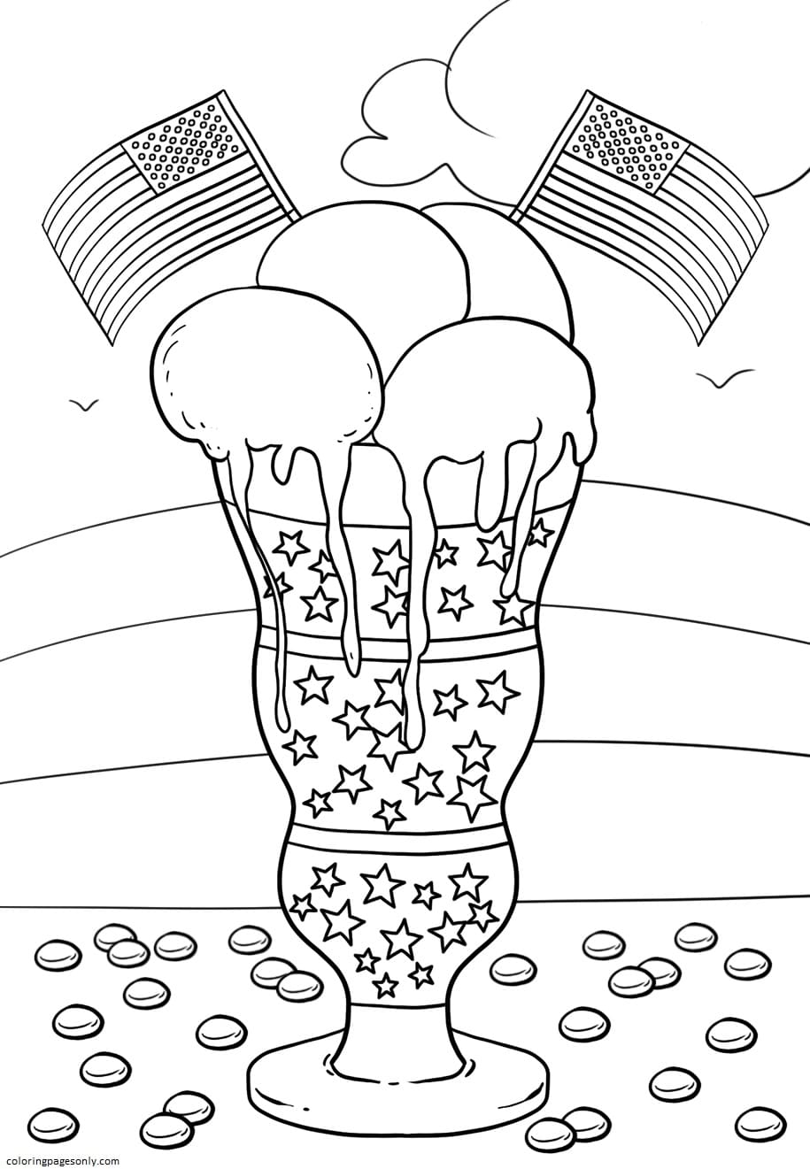 The Happy 4th Of July Coloring Pages 4th Of July Coloring Pages Coloring Pages For Kids And