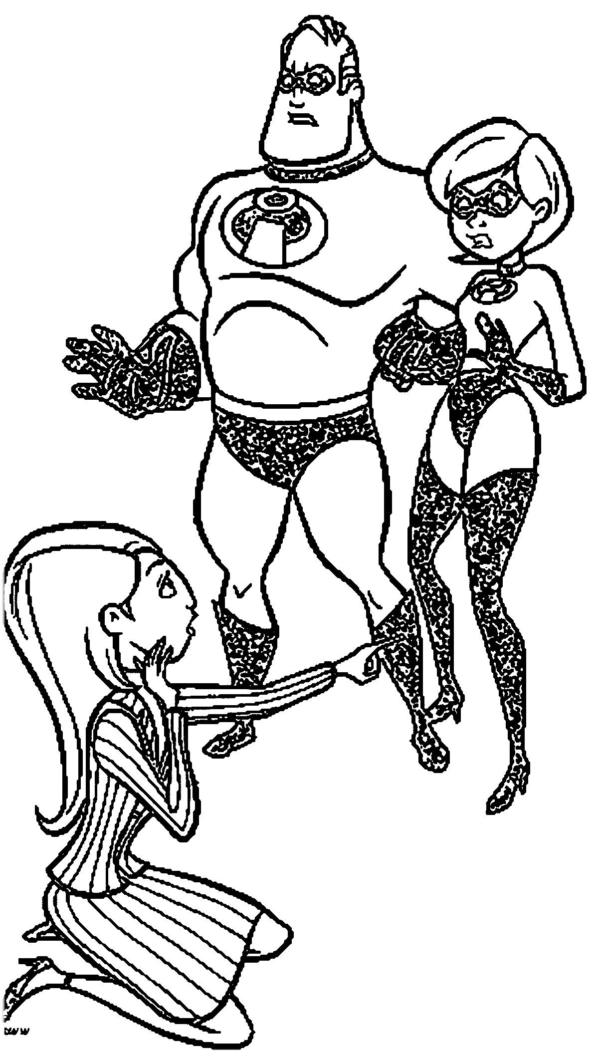 The Incredibles Coloring Page 48 Wecoloringpage