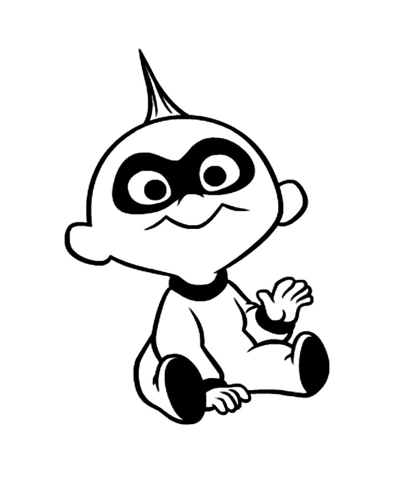 Incredibles Coloring Pages Free