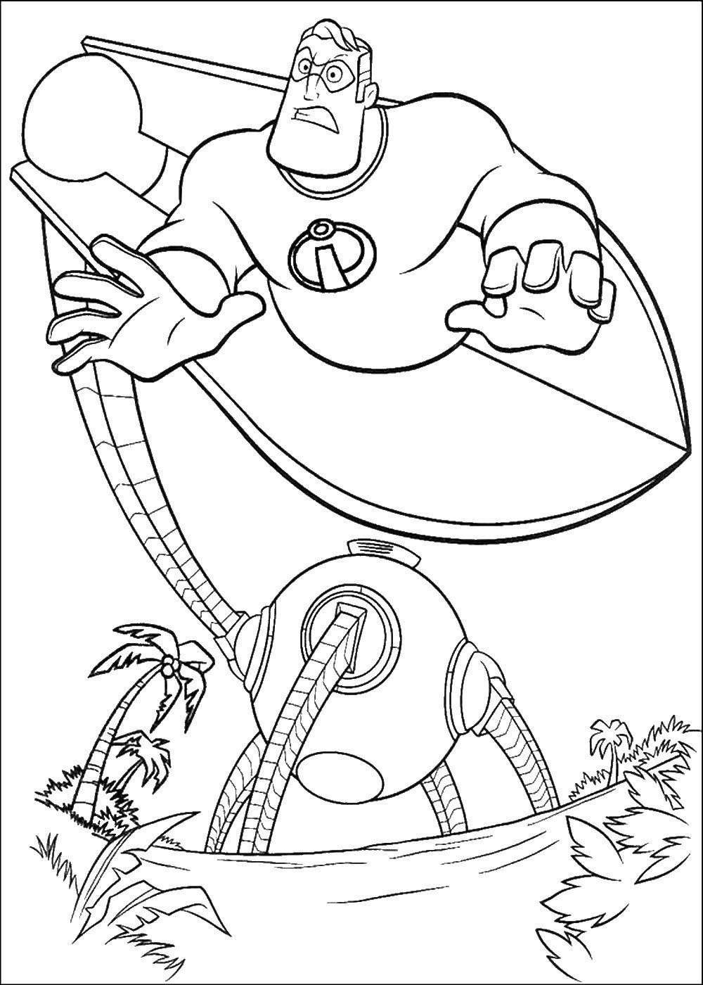 The Incredibles Coloring Pages