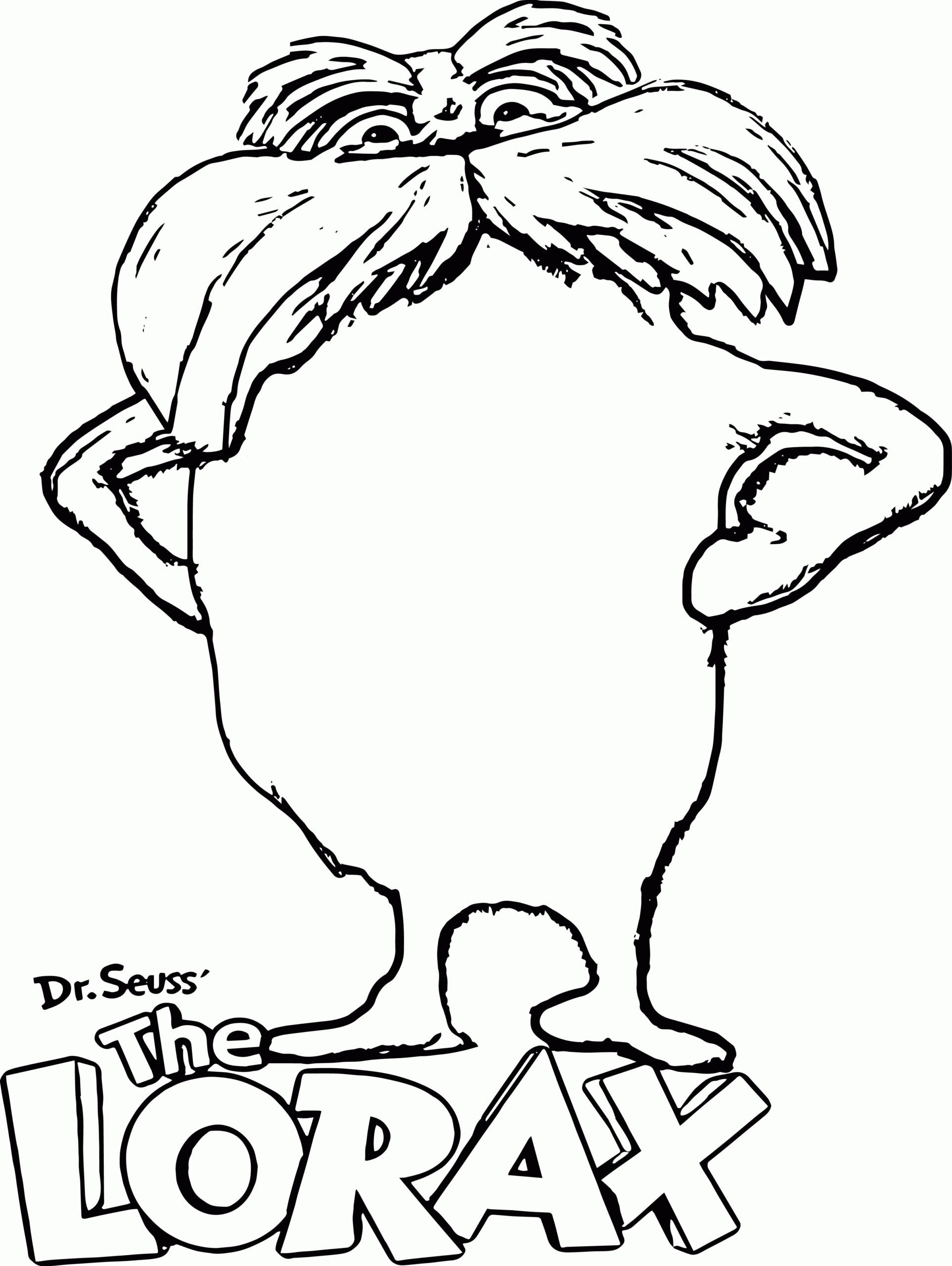 The Lorax Coloring Pages Coloring Reference