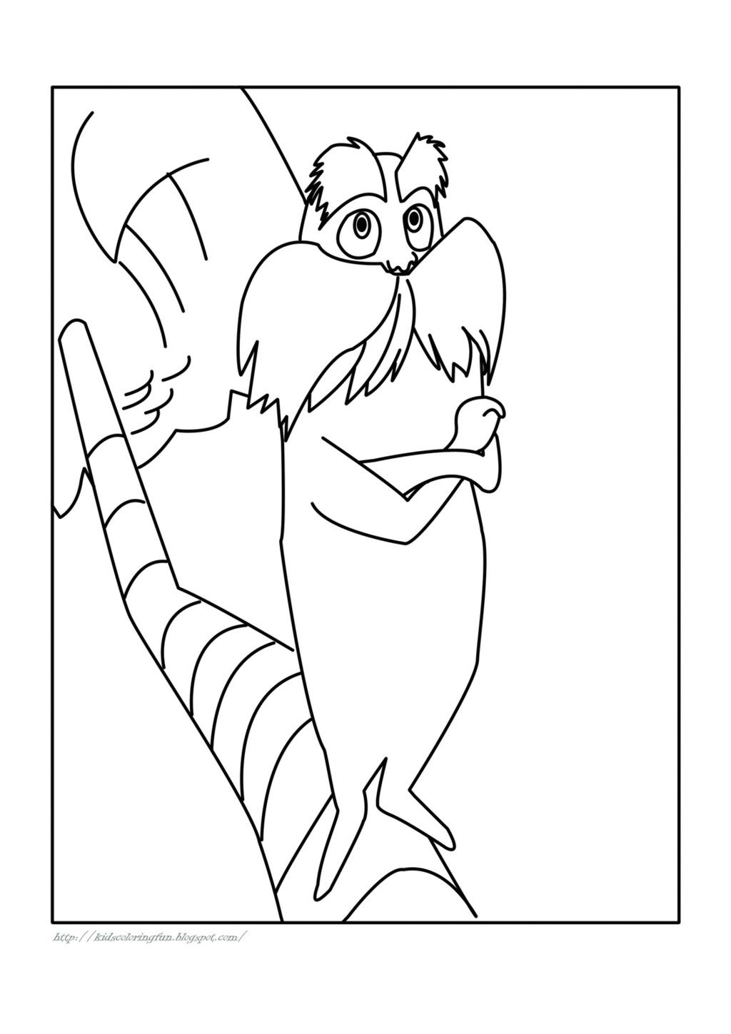 The Lorax Coloring Pages