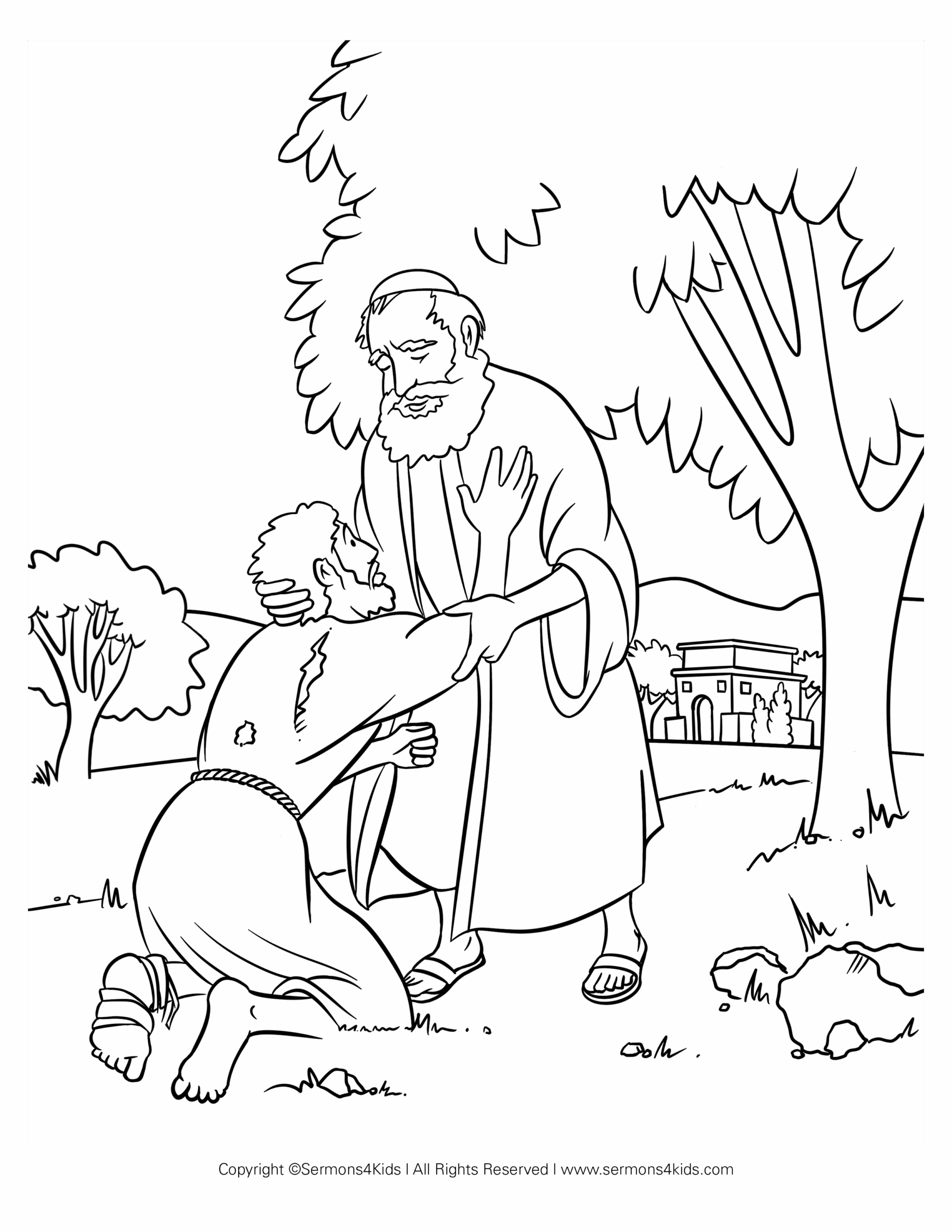 The Prodigal Son Coloring Pages