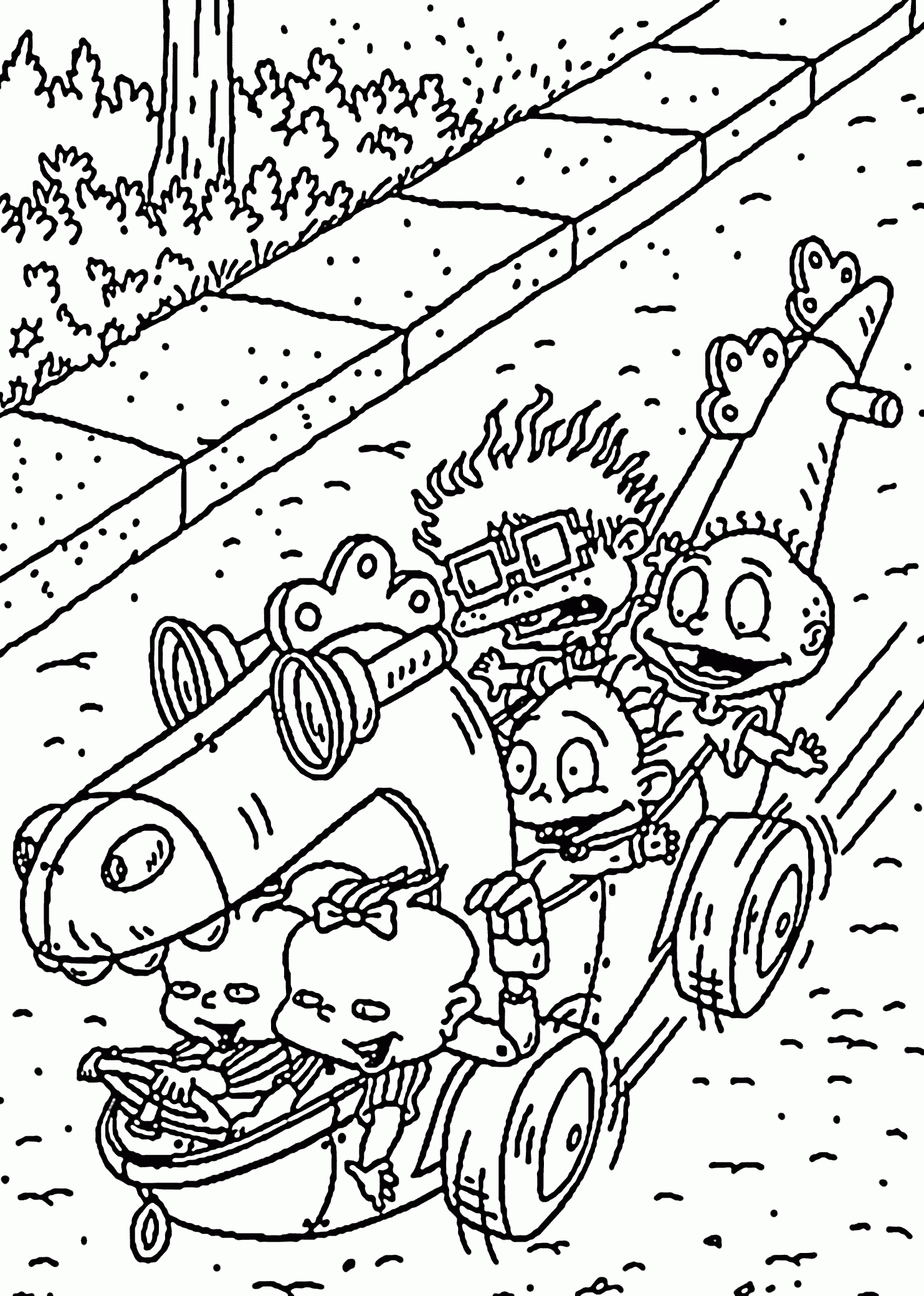 The Rugrats Movie Coloring Pages Coloring Pages