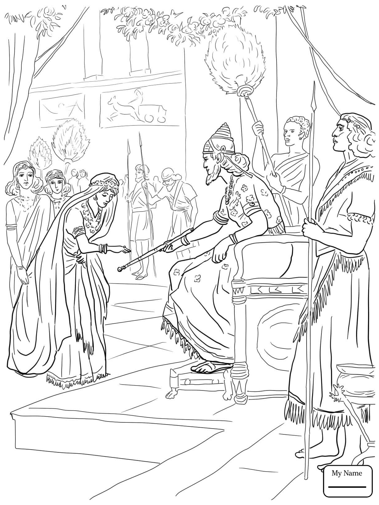 The Story Of Esther Printable
