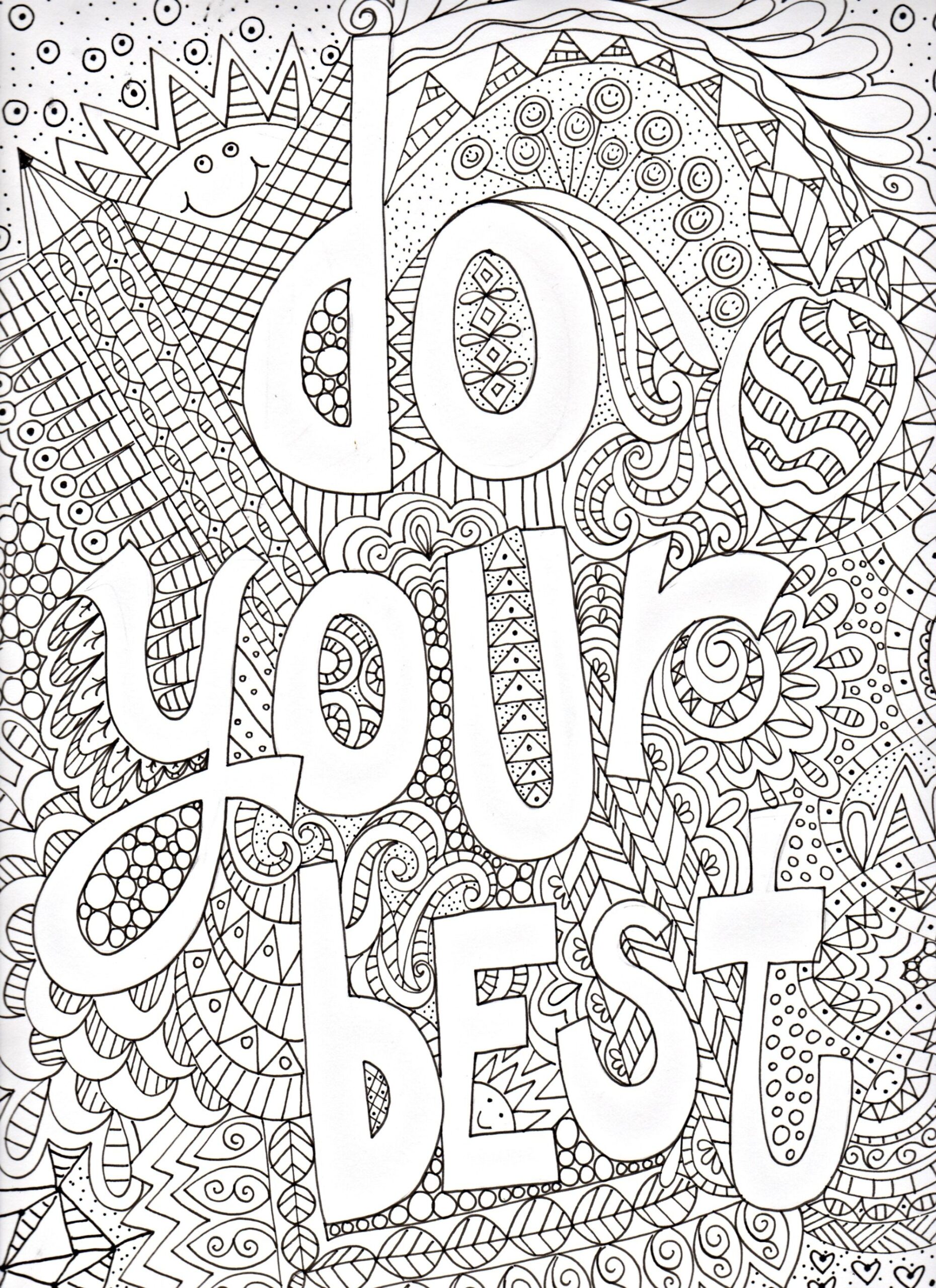 Coloring Pages Quotes