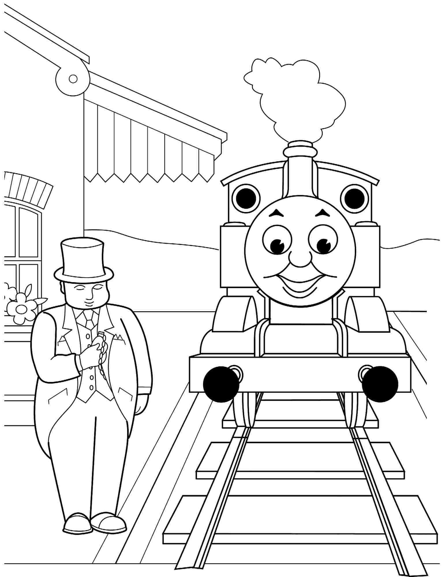 Thomas And Friends Coloring Pages