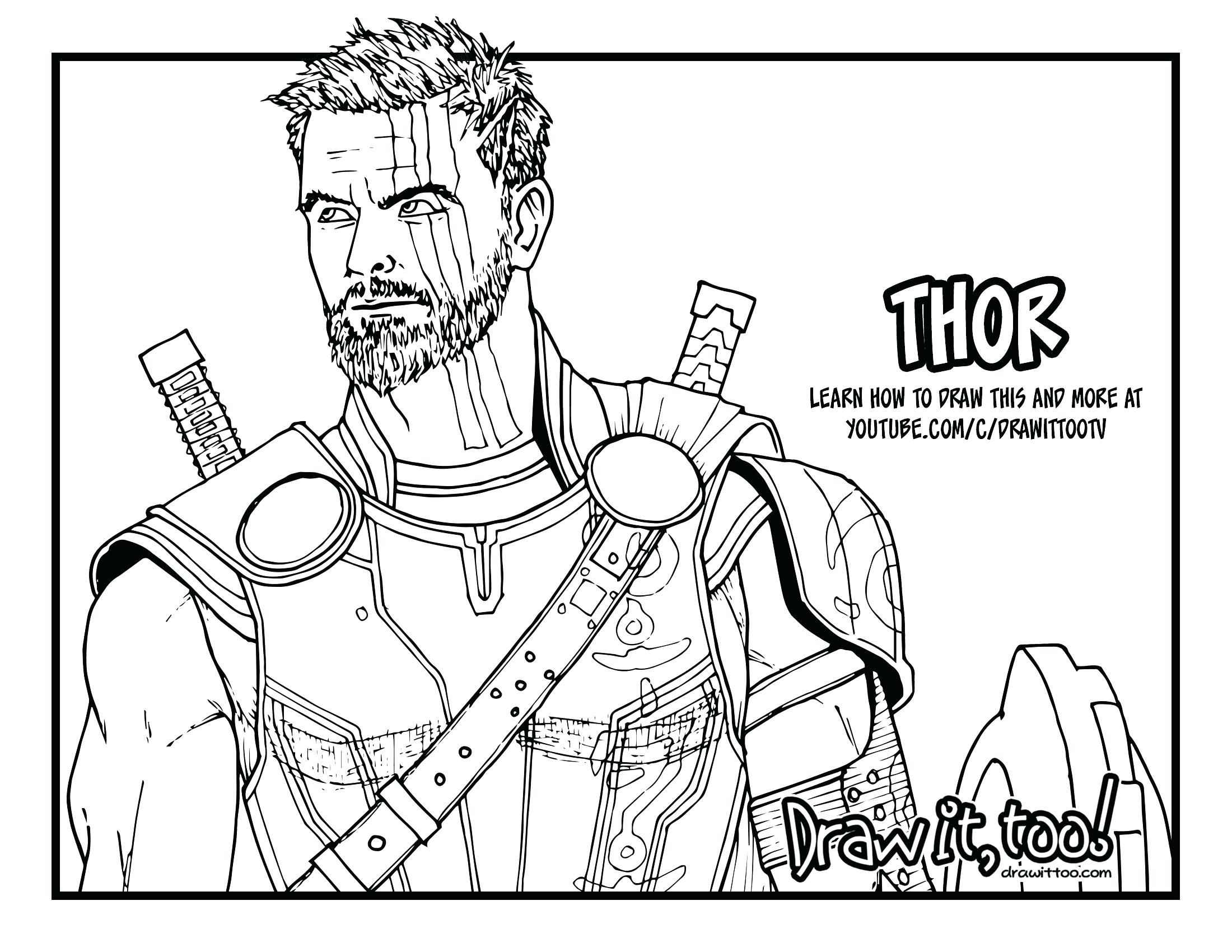 Thor Avengers Drawing At GetDrawings Free Download