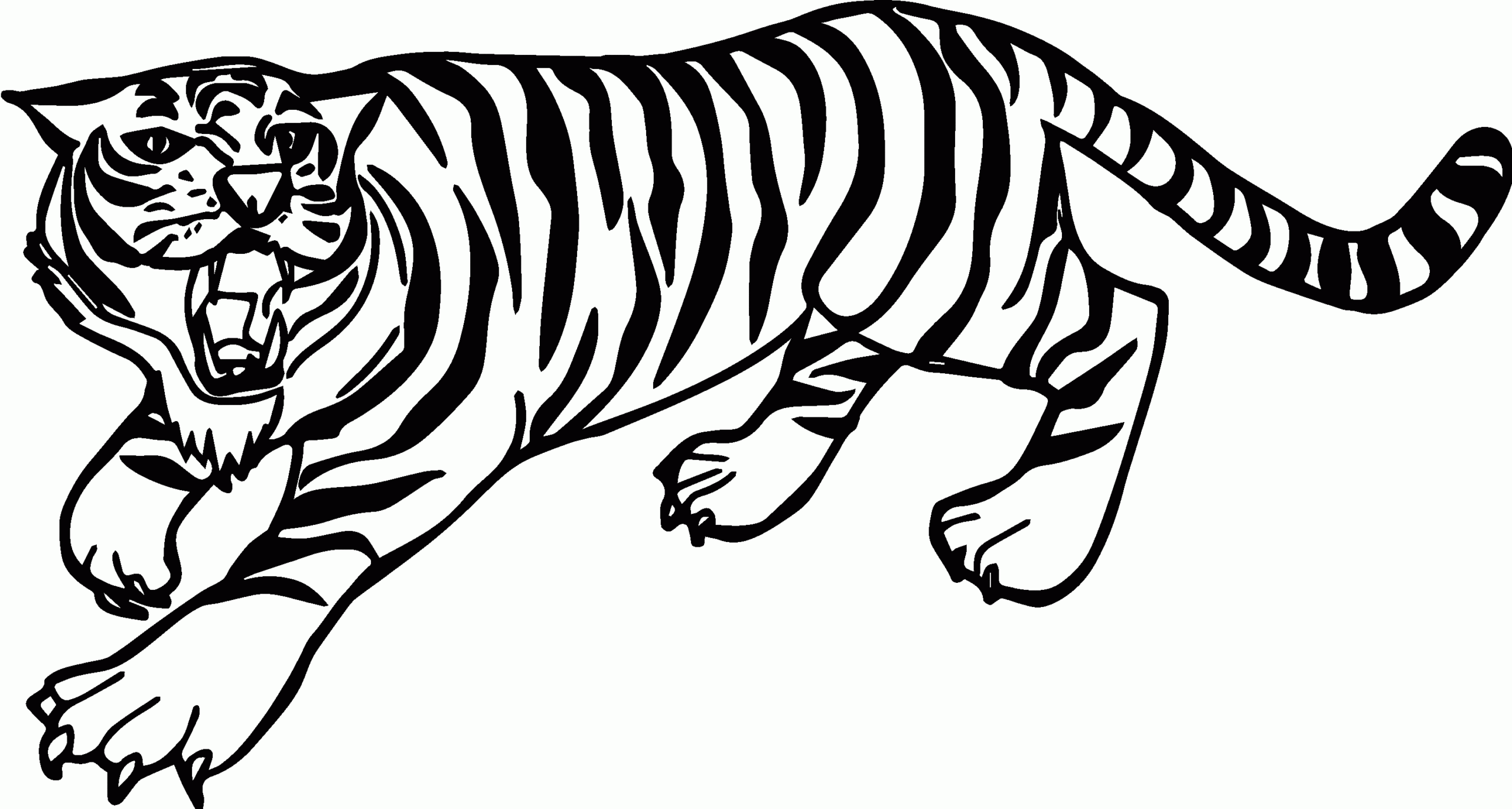 Tiger Coloring Pages Free Download On ClipArtMag