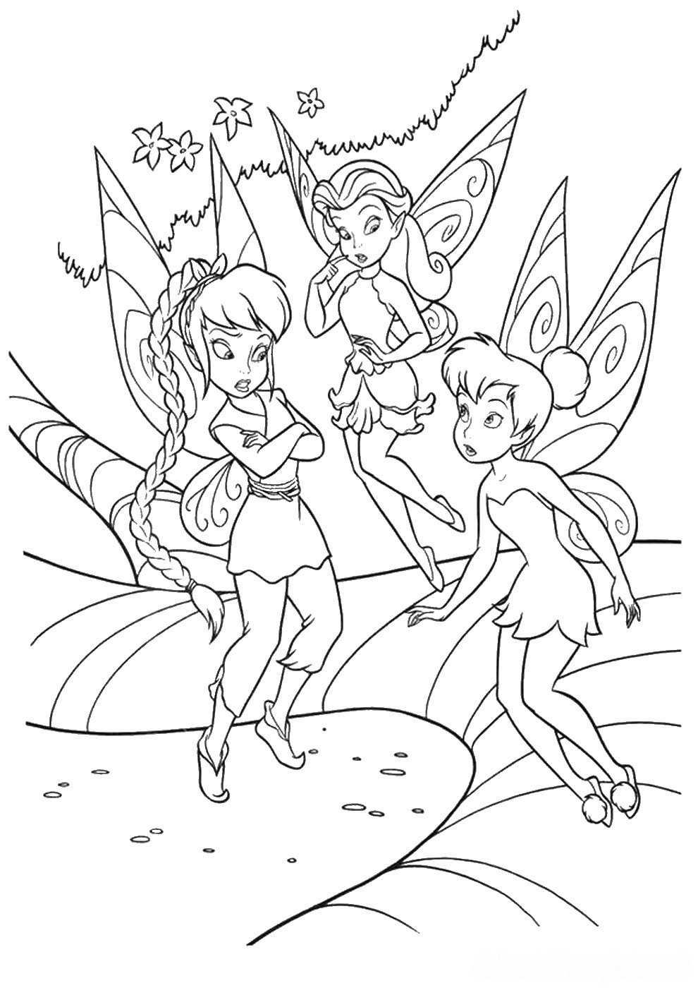 Tinkerbell Coloring Pages