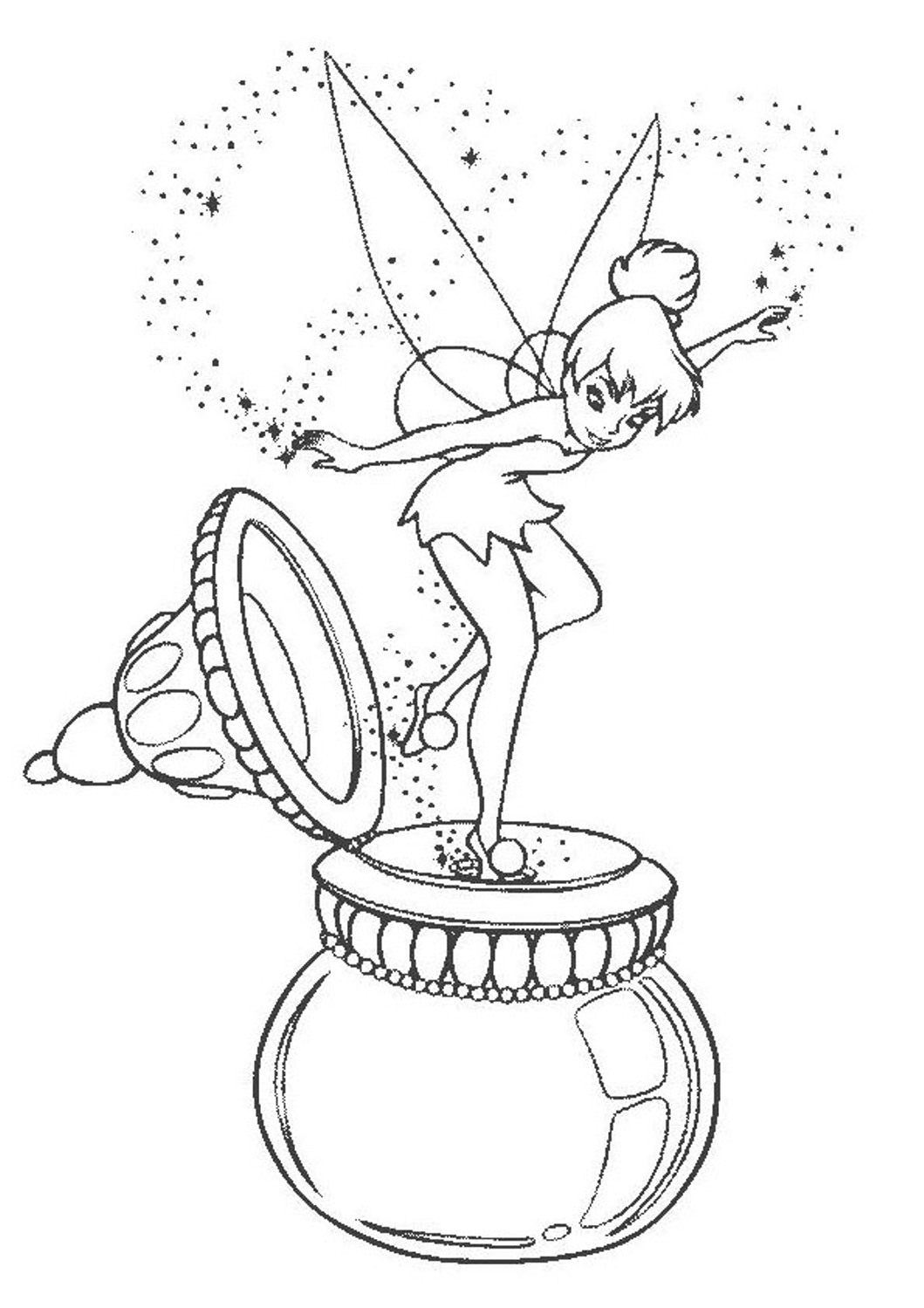 Tinkerbell Printable Coloring Pages