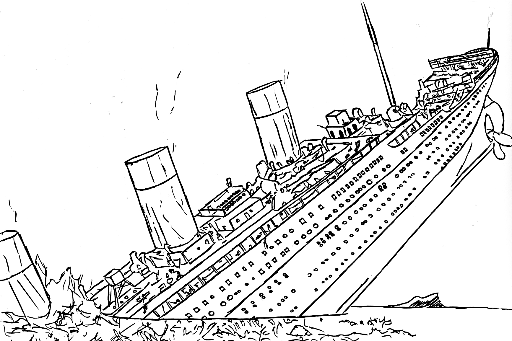 Titanic Coloring Pages Free To Print 101 Coloring