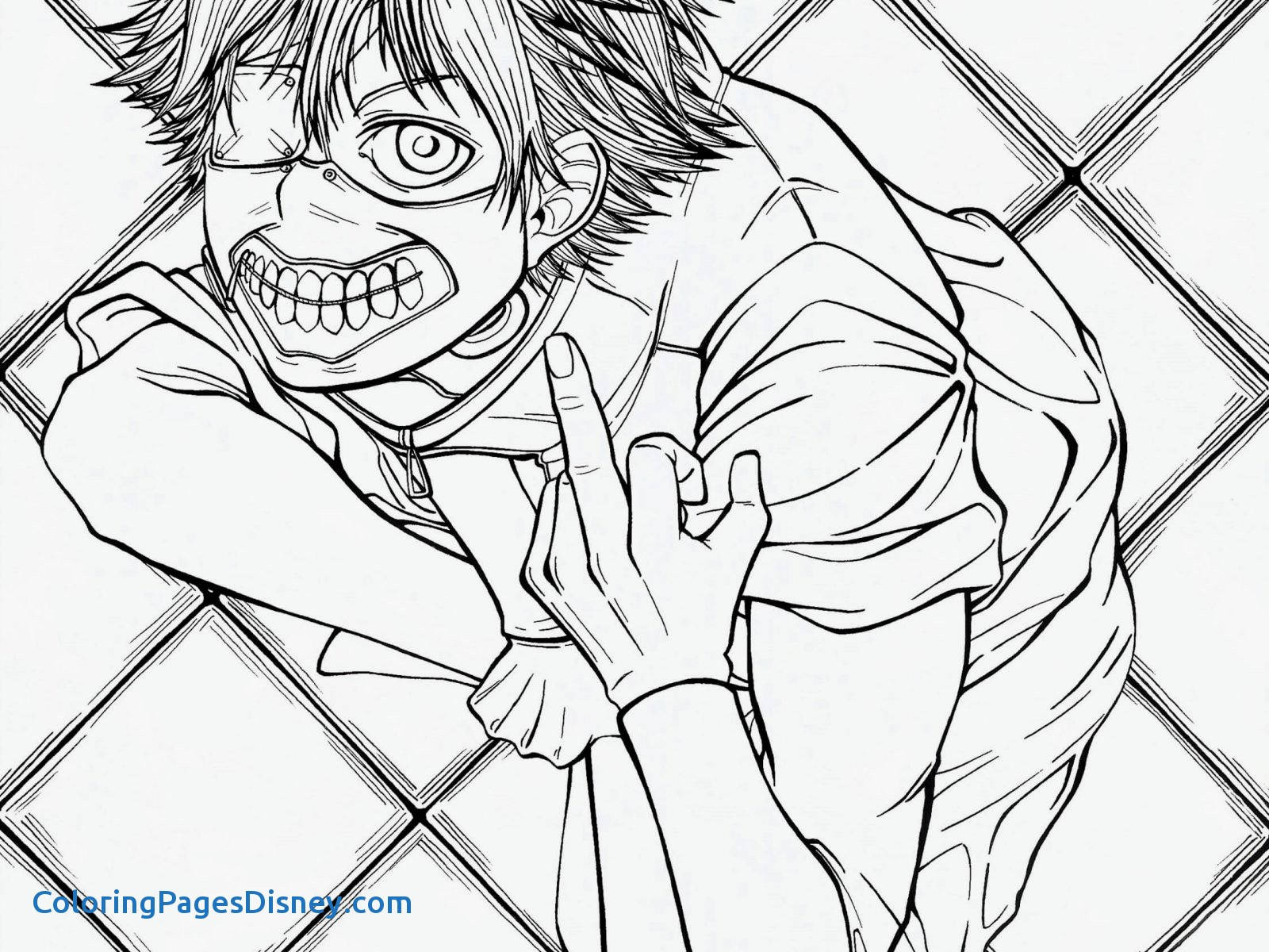 Tokyo Ghoul Coloring Page At GetColorings Free Printable Colorings Pages To Print And Color