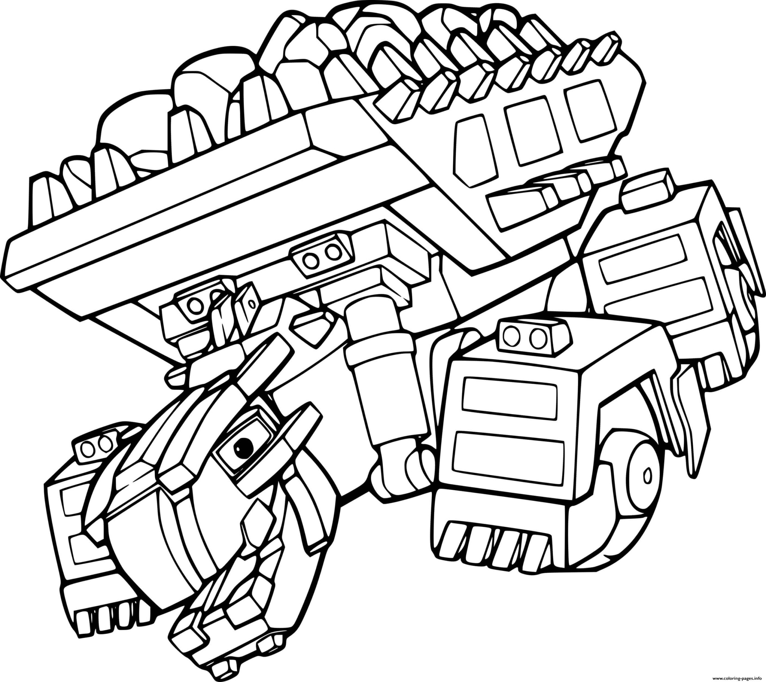 Dinotrux Coloring Pages Printable