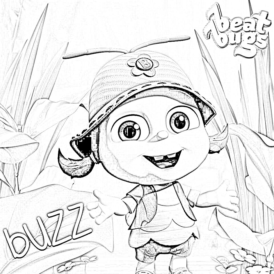 Top 10 Beat Bugs Coloring Pages With A PDF File