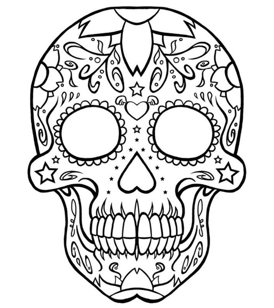 Top 15 Skull Coloring Pages For Your Little One