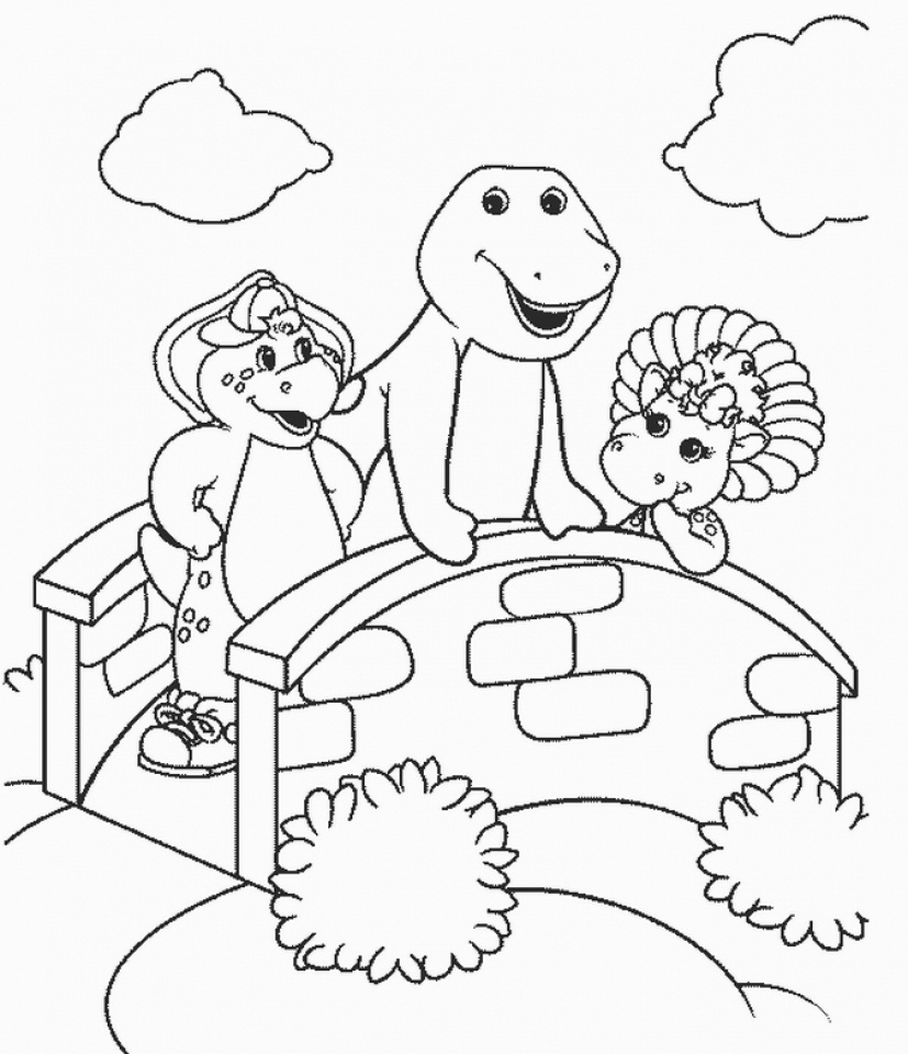 Top 20 Printable Barney And Friends Coloring Pages Online Coloring Pages