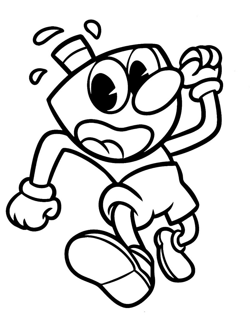 Top 20 Printable Cuphead Coloring Pages Online Coloring Pages