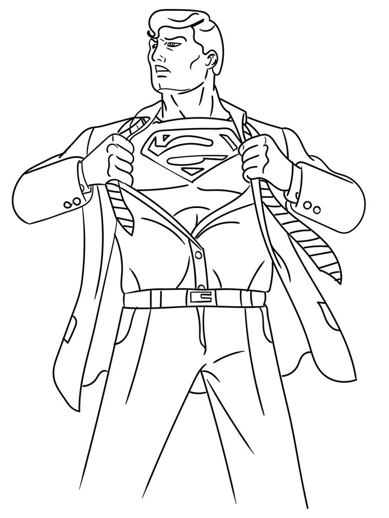 Top 20 Printable Superman Coloring Pages Online Coloring Pages