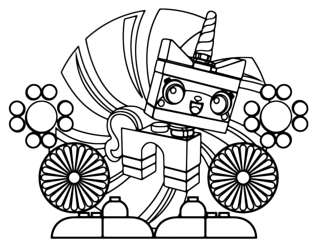 Coloring Page Unikitty Printables