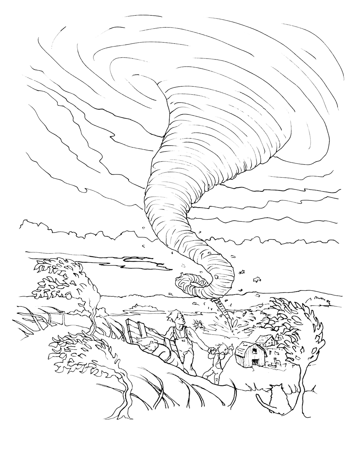Tornado Coloring Pages Best Coloring Pages For Kids NBKomputer
