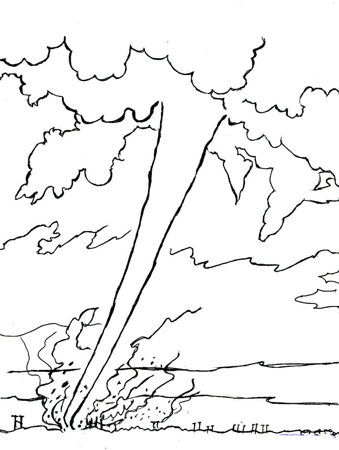 Tornado Coloring Pages To Download And Print For Free