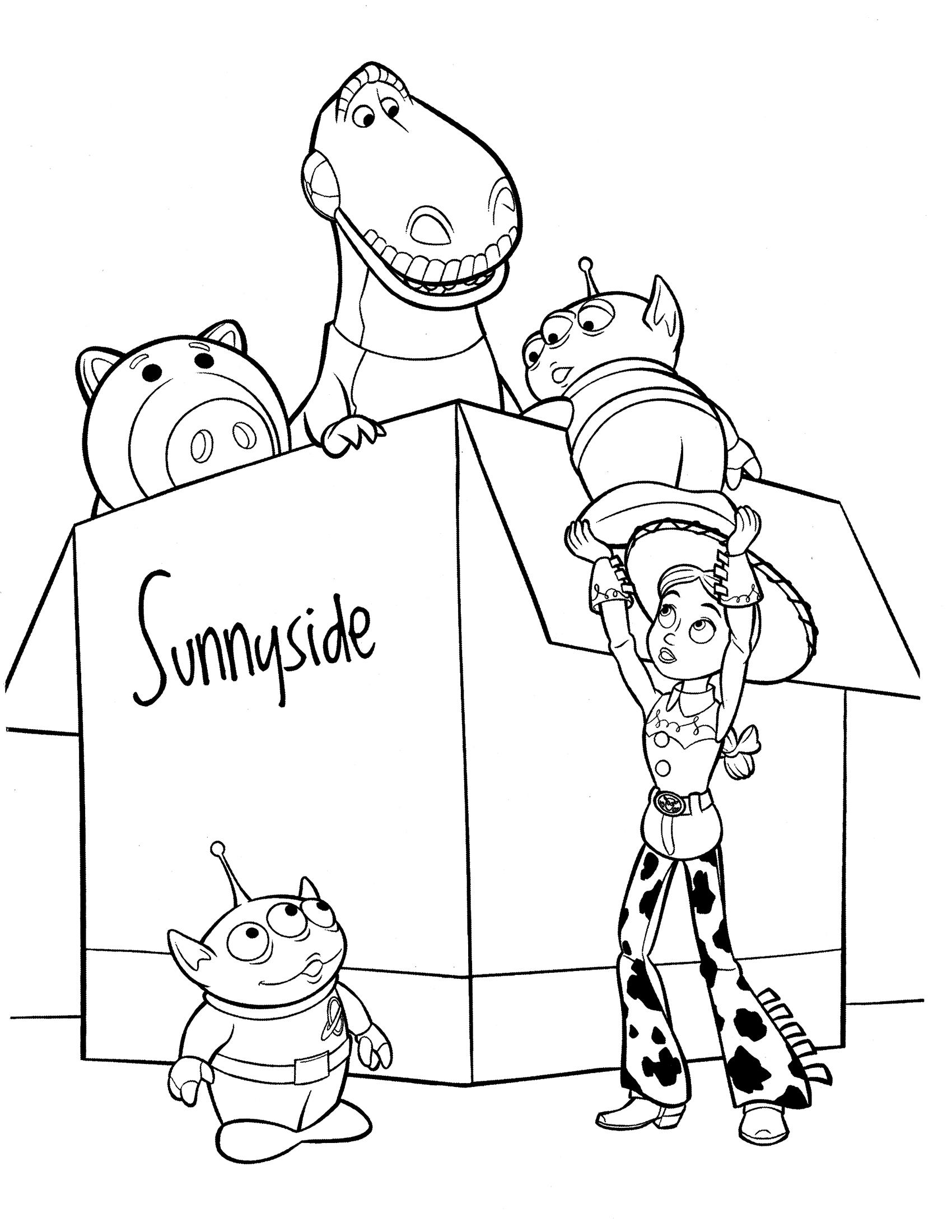 Toy Story 4 Coloring Pages Best Coloring Pages For Kids