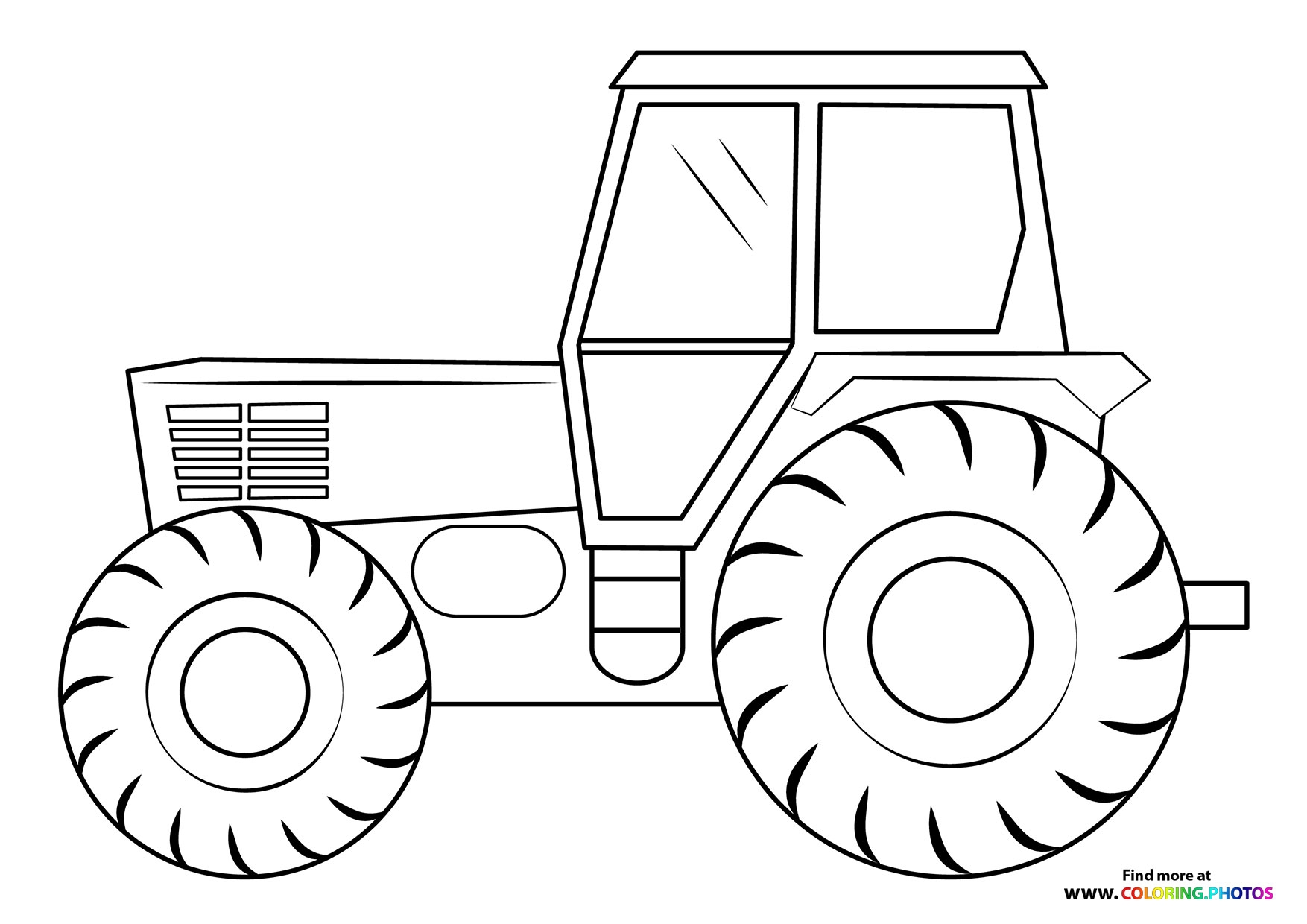 Tractor Coloring Pages To Download And Print For Free
